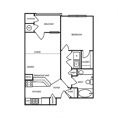 Floor plan A1