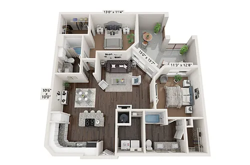 Floor plan B3