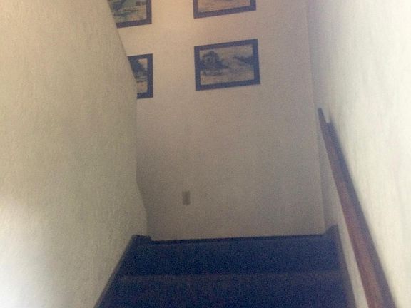 Stairs going up to apartment