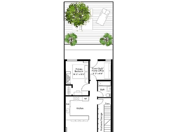 2nd image of 355 W 20th St #G1