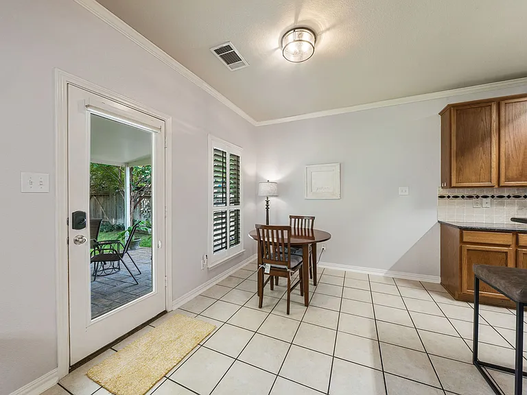 As seen from Living Room