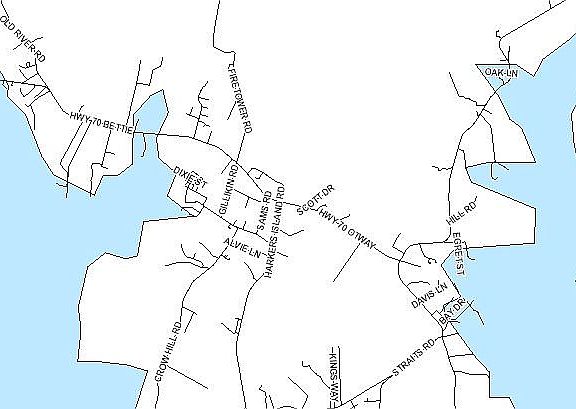 2nd image of HWY 70 Intersection Otway- Harkers Island Rd