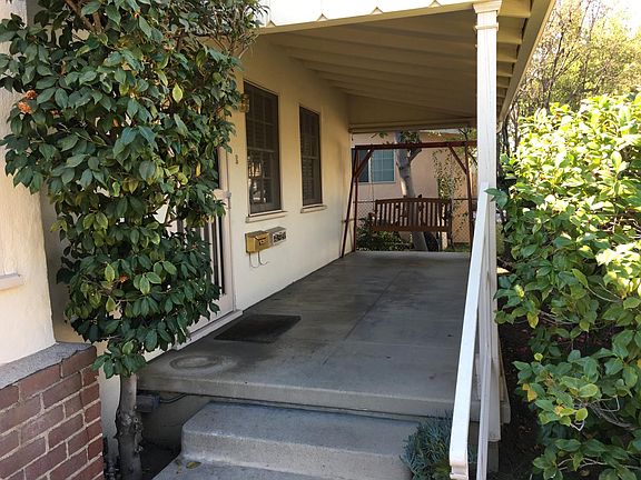 Front porch and swing