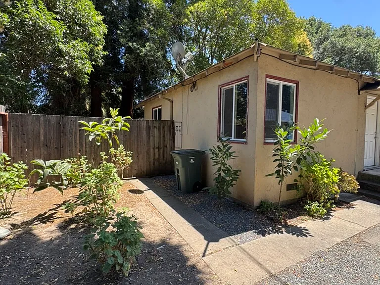 Side yard and gate