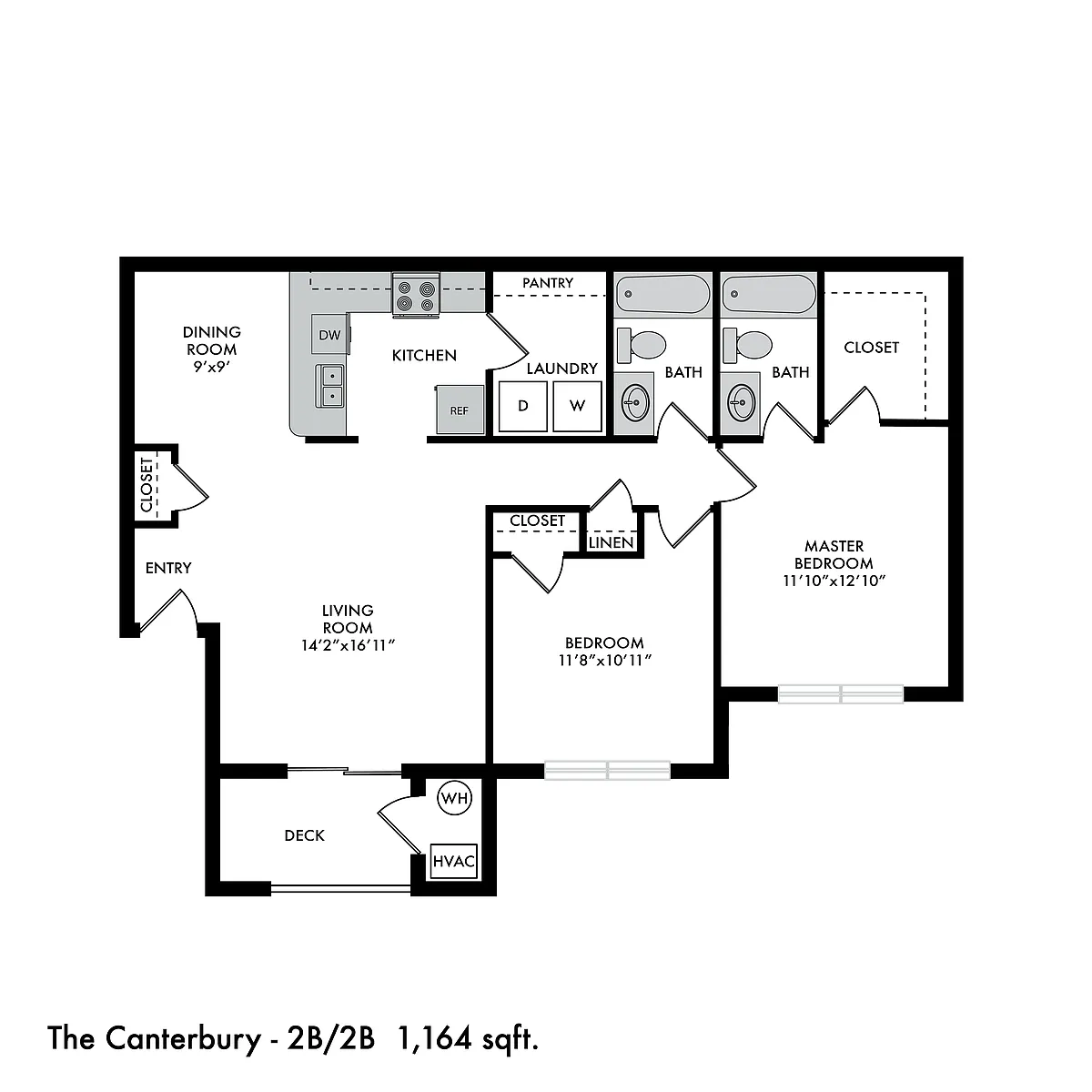 Floor plan The Canterbury