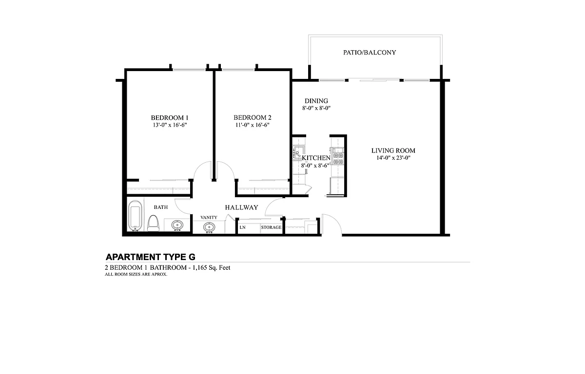 Floor plan G