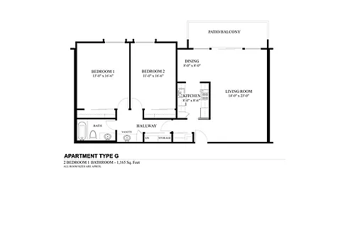 Floor plan G