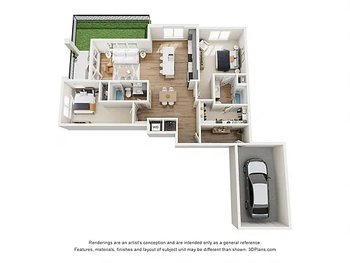 Floor plan B3