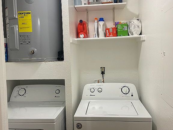 In unit laundry room