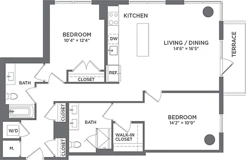 Floor plan B3 PH