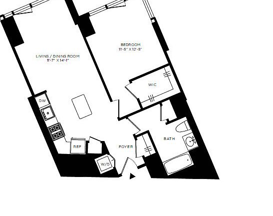 2nd image of 625 W 57th St APT 2405
