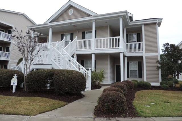 Front view. Unit is on second floor on right side of building