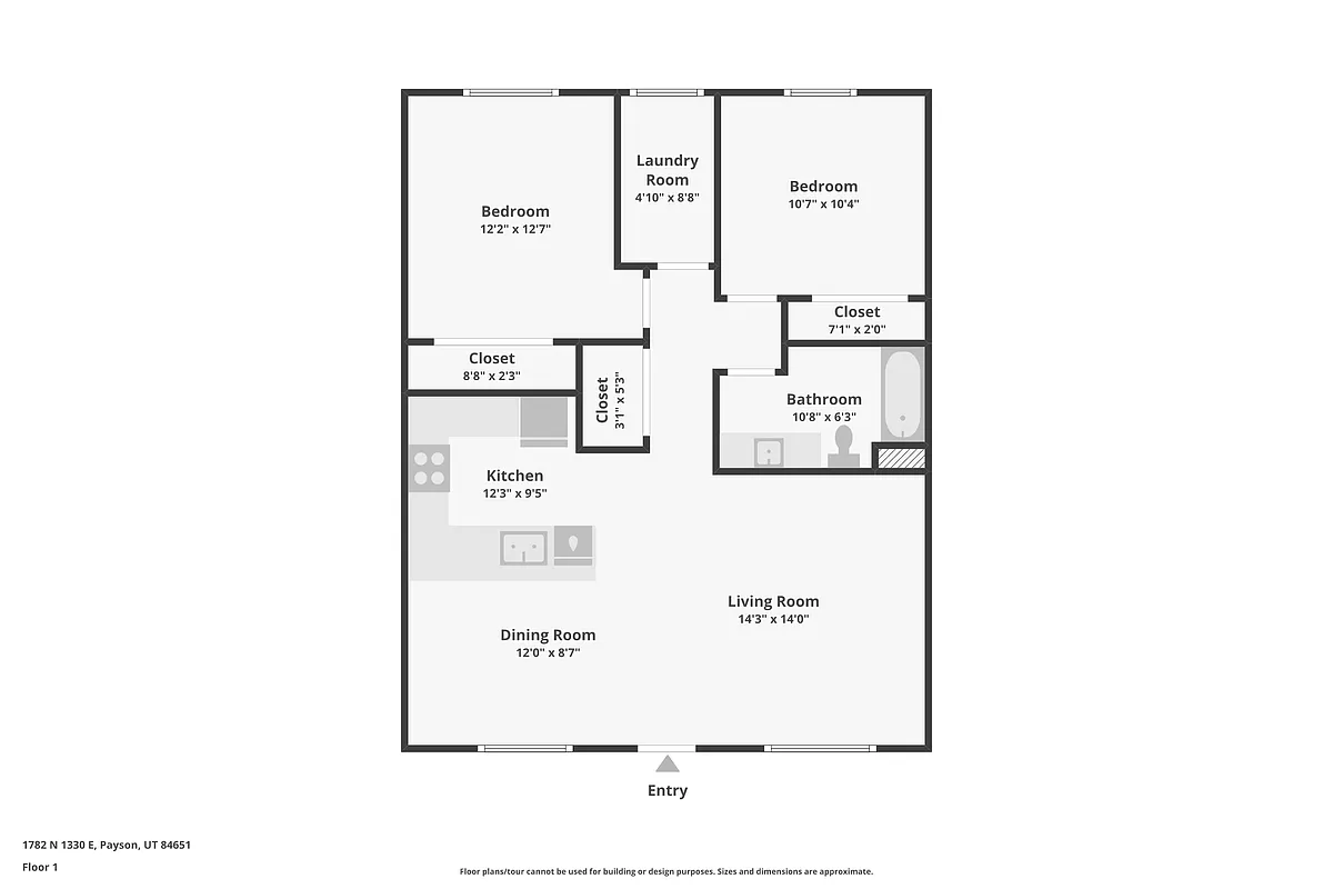 Floor plan 2 Bedroom