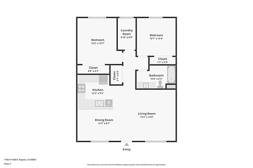 Floor plan 2 Bedroom