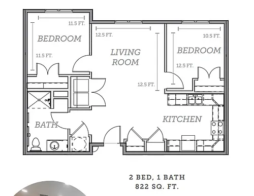 Floor plan Delmar Meadows
