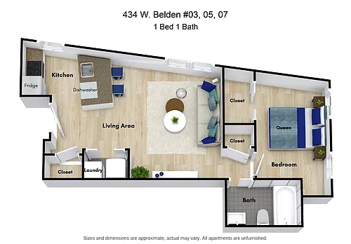 Floor plan 434 - 1 3 5 7