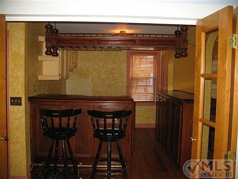 bar area as you walk in from back door