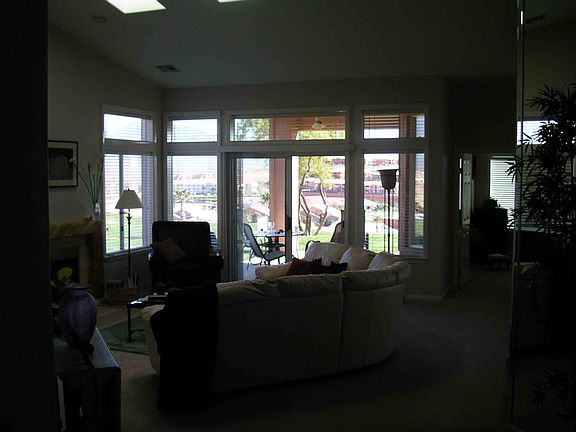 Living room to covered patio
