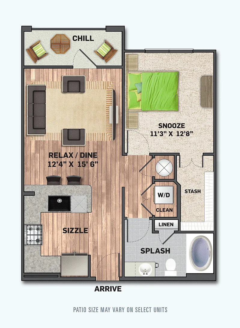 Floor plan A1A