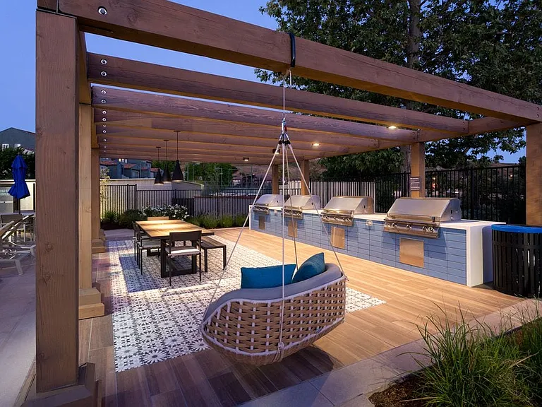 BBQ grill area