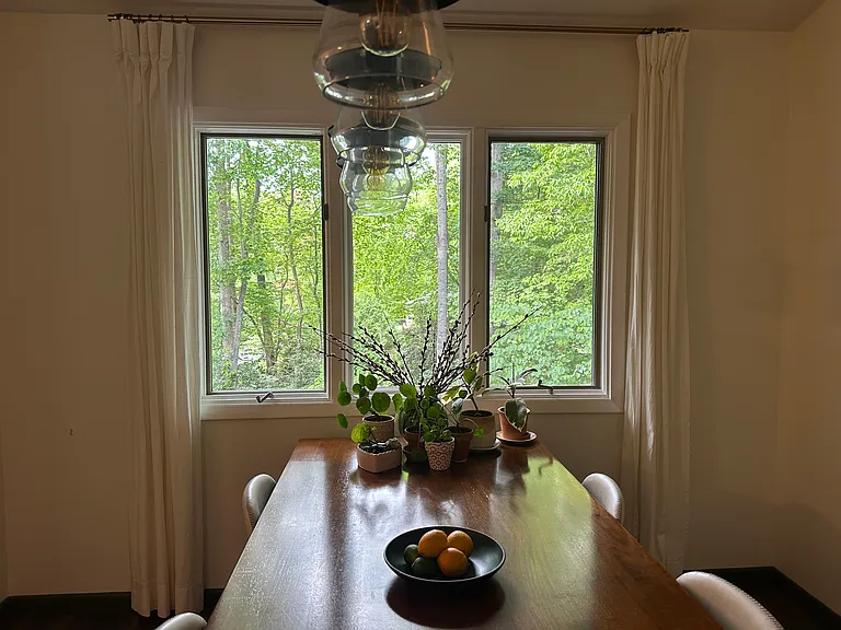 Dining room outdoor view
