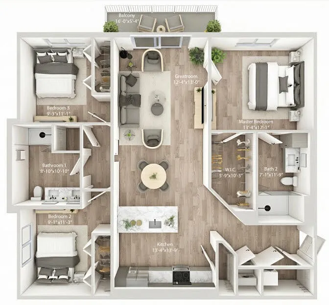 Floor plan C1