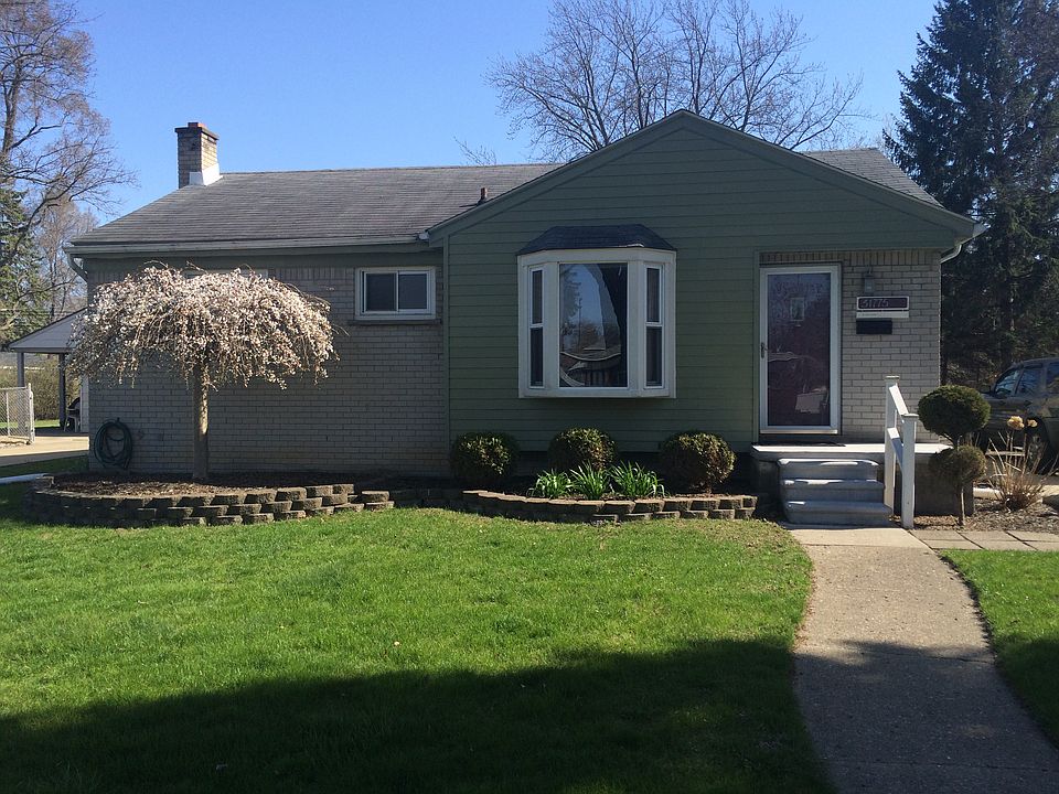 House front in the Spring