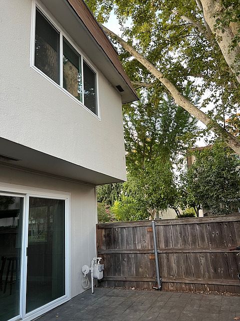 Spacious private patio