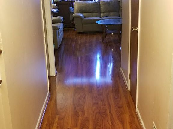 from the front door