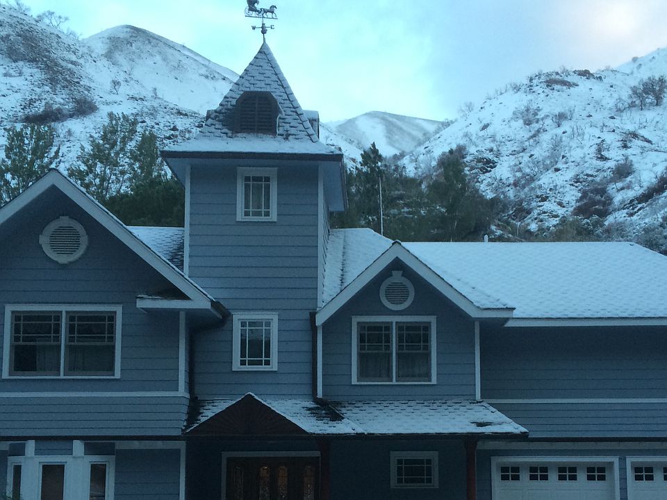 Silverado in the snow!