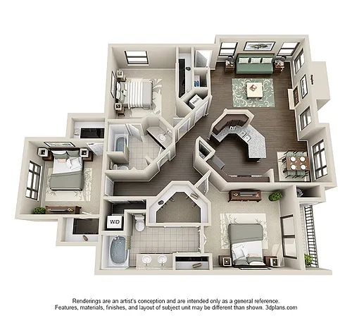 Floor plan Elle C1