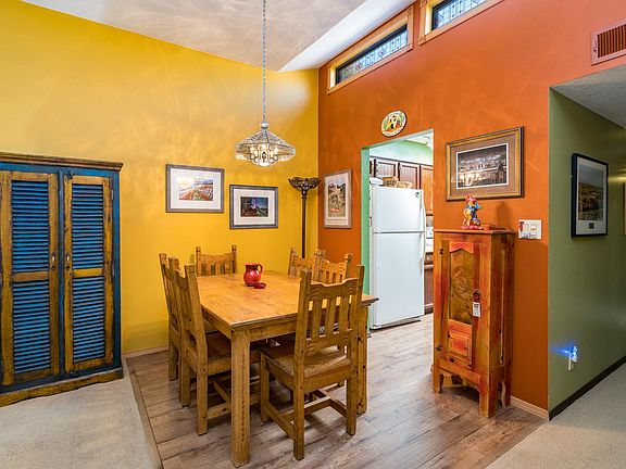 Dining area and into kitchen