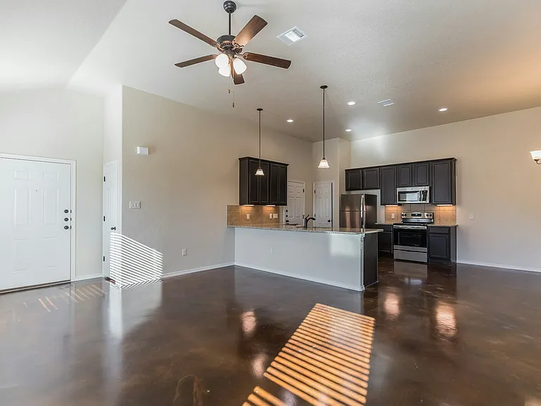 Living room, Kitchen