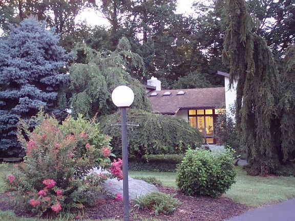 exterior at twilight