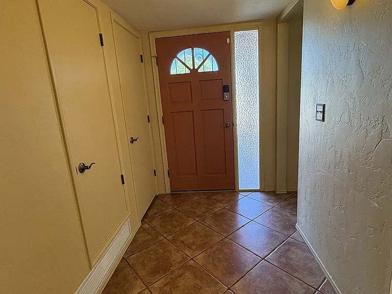 Interior front entry
