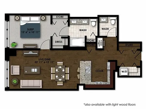 Floor plan A540