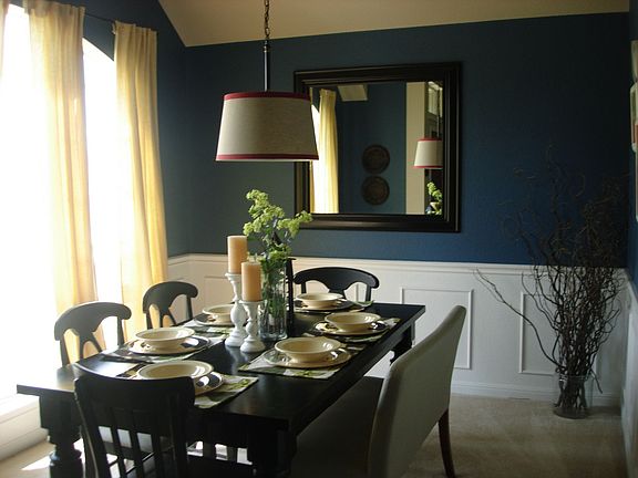 An elegant formal dining room