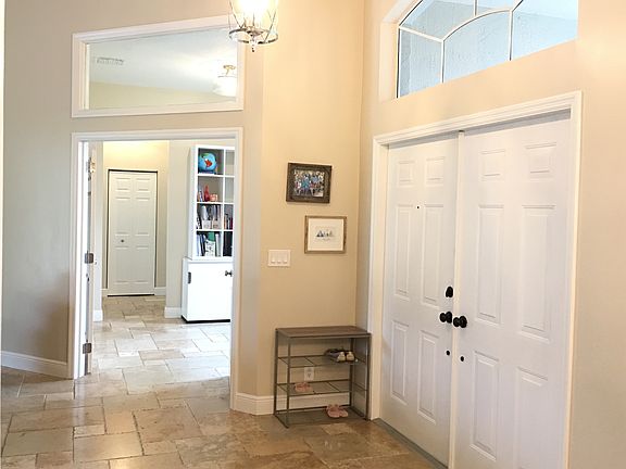 Travertine stone throughout