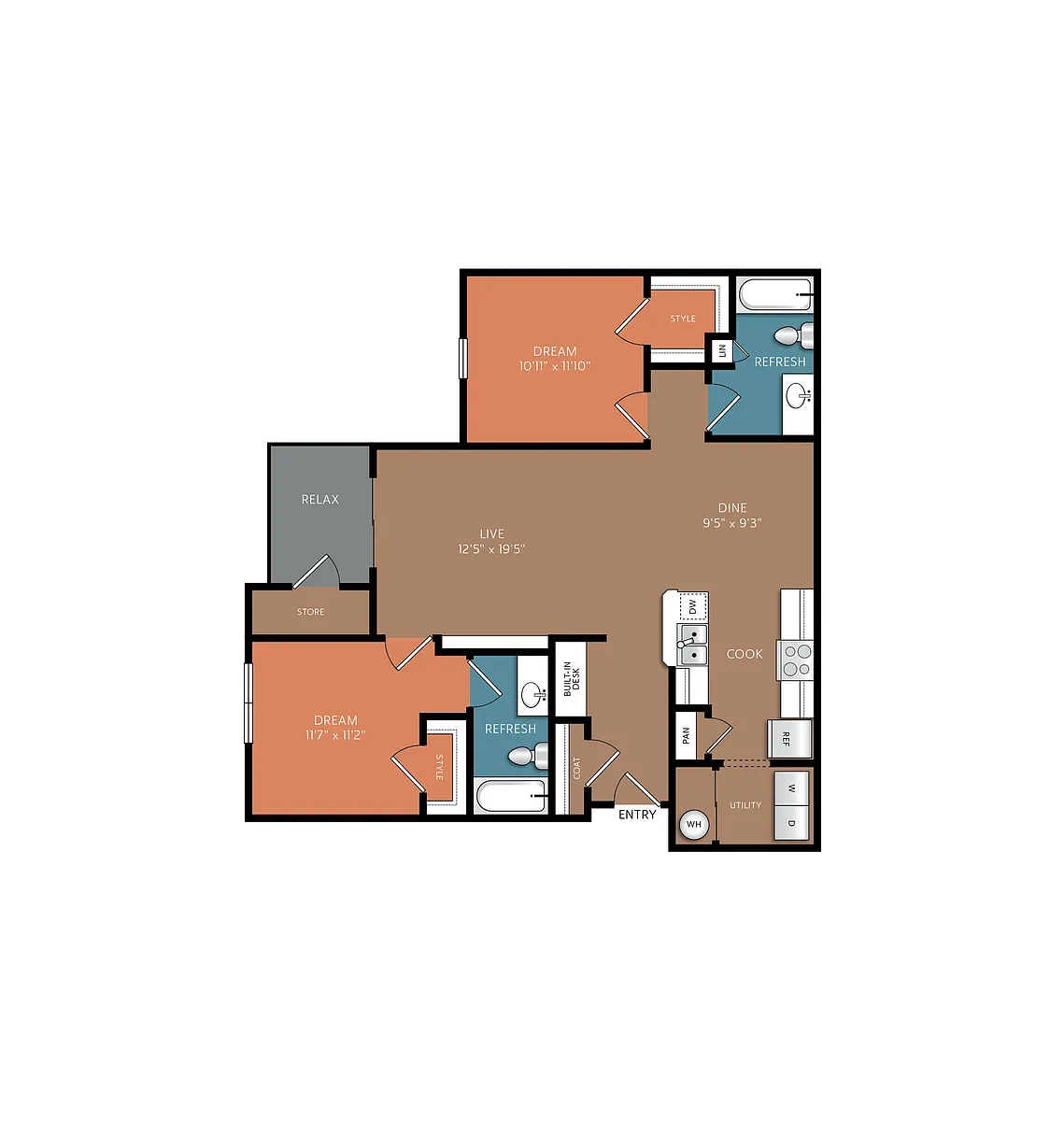 Floor plan B1