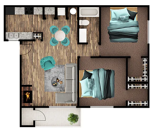 Floor plan Canary