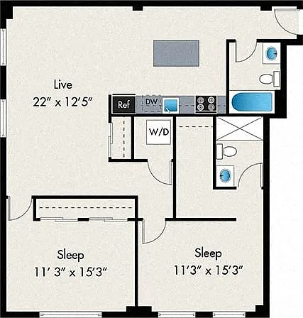 Floor plan B11 - 120