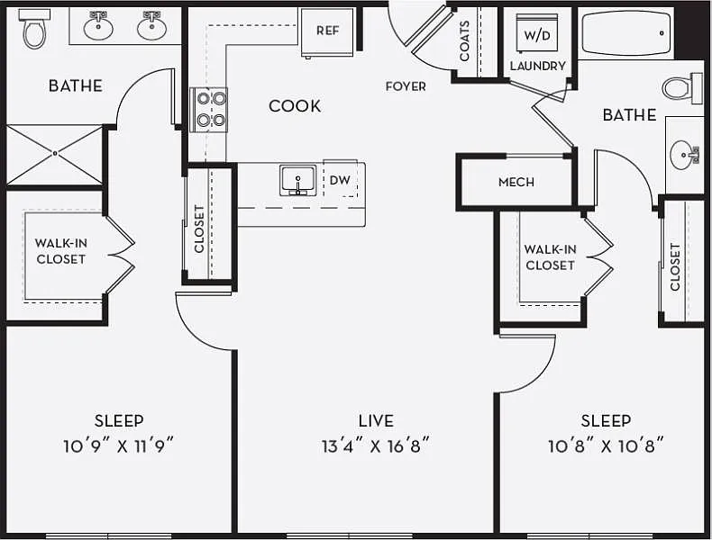 Floor plan B4