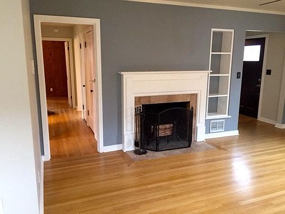 Fireplace in living room
