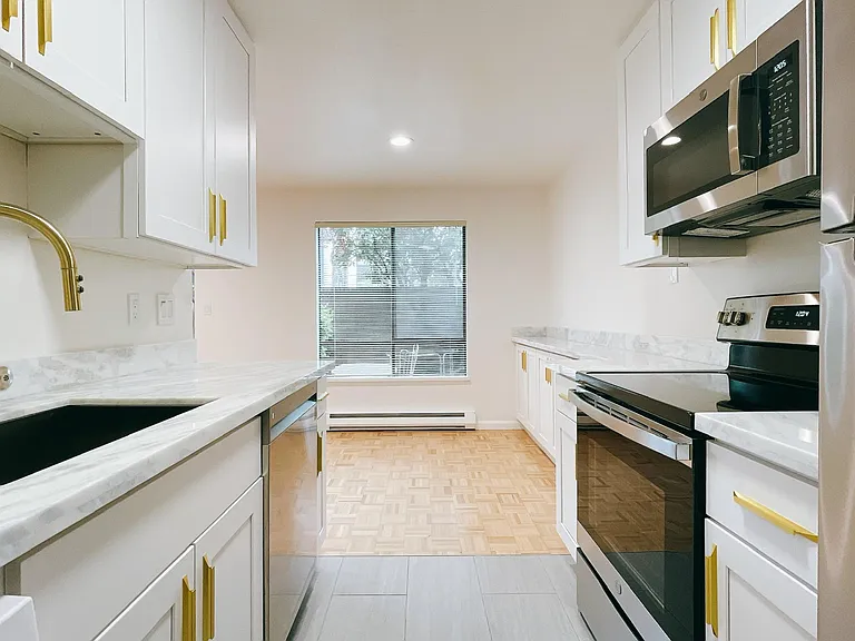 kitchen and dining area