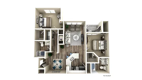 Floor plan The Woodruff