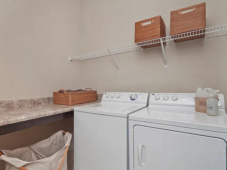 Washer and dryer in every apartment home