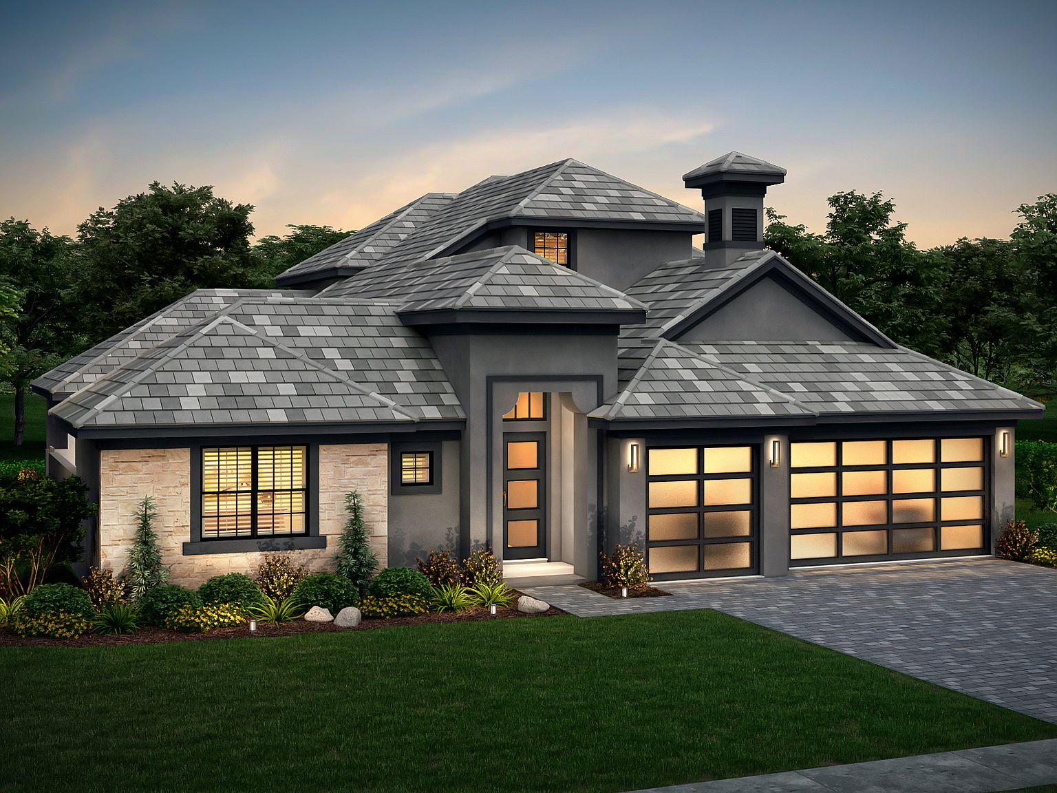 Courtyard VI - 70' Golf Front Plan, Hampton Landing at Providence