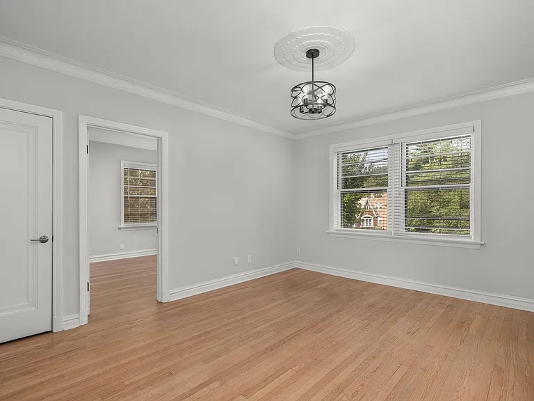 Walking into the living room.