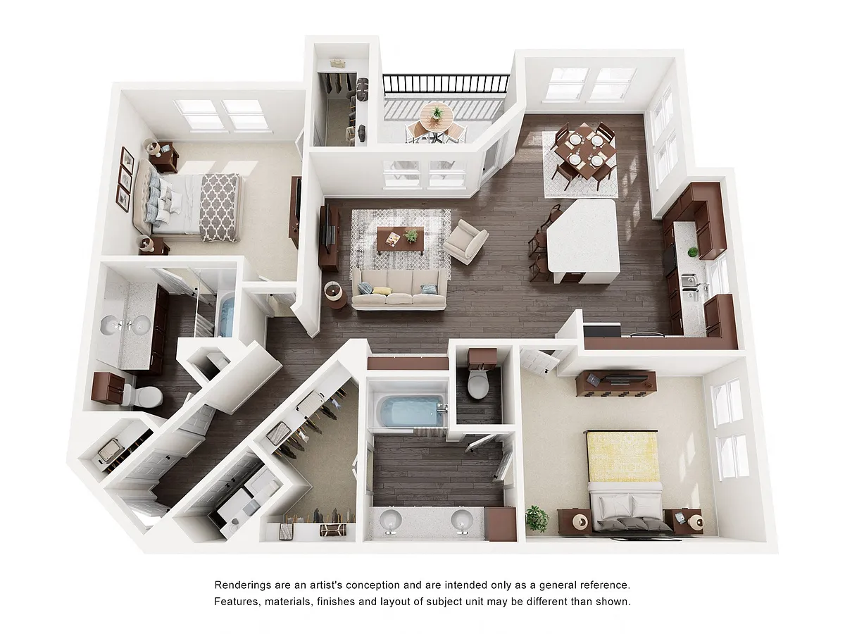 Floor plan Hampton - Phase II