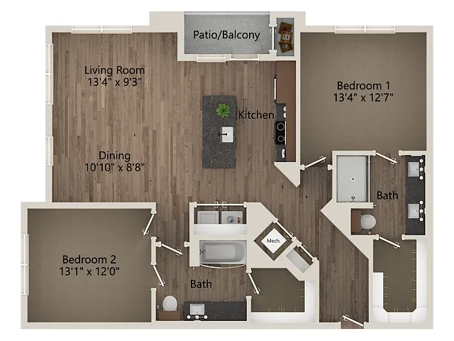 Floor plan B2